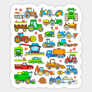 Tractor Design Sticker